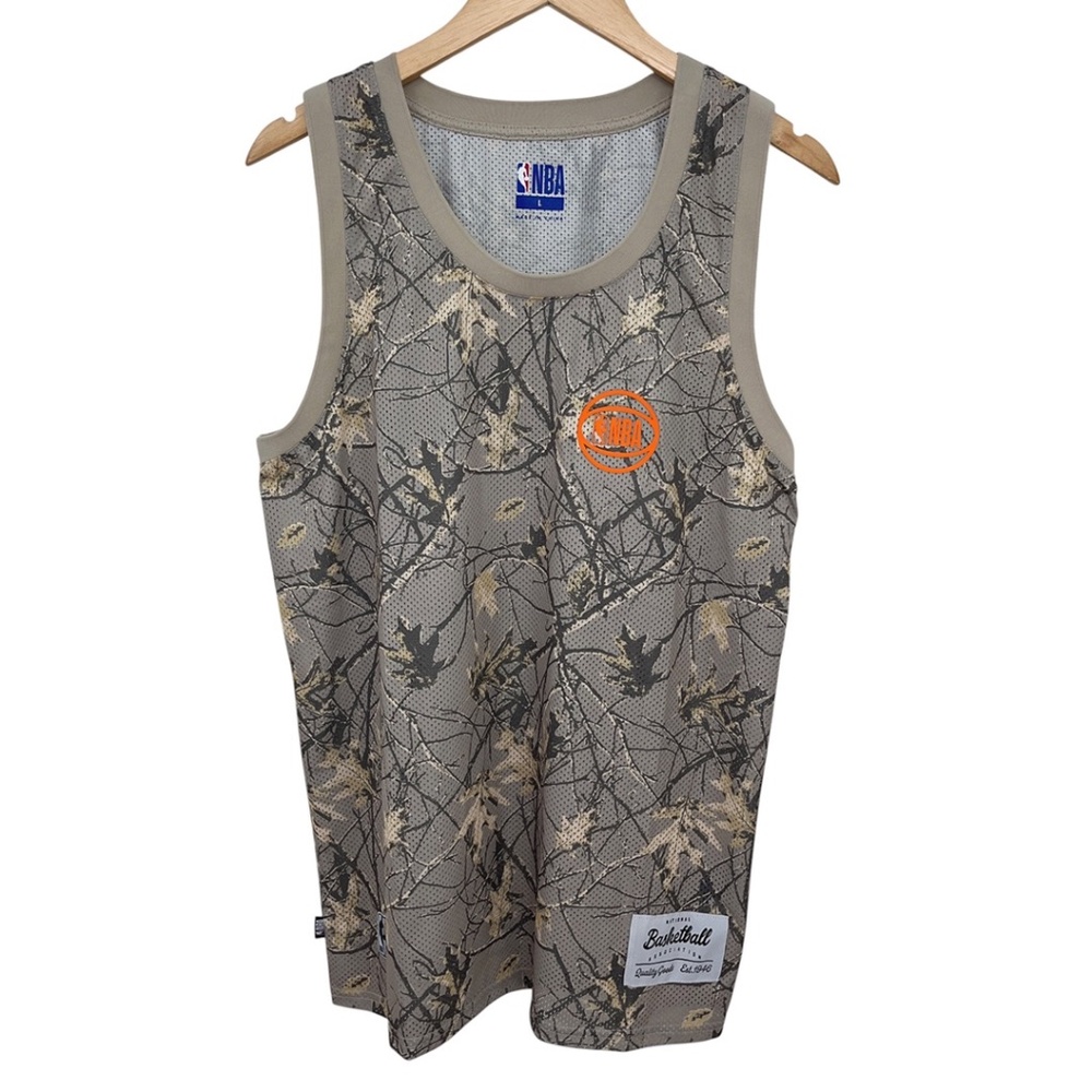 NWT NBA Tree Camo Basketball Jersey Tank Men’s Large